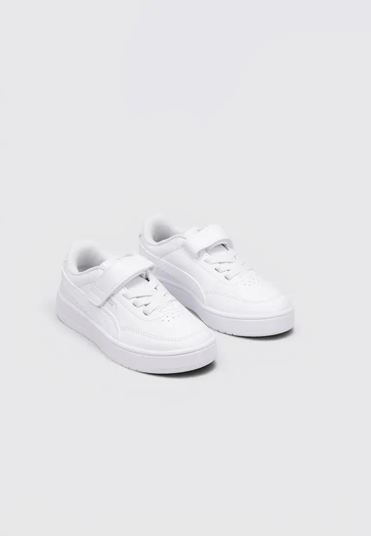 Zapatillas Deportivas Niños Puma COURT CLASIC CLEAN  Blanc 2/4