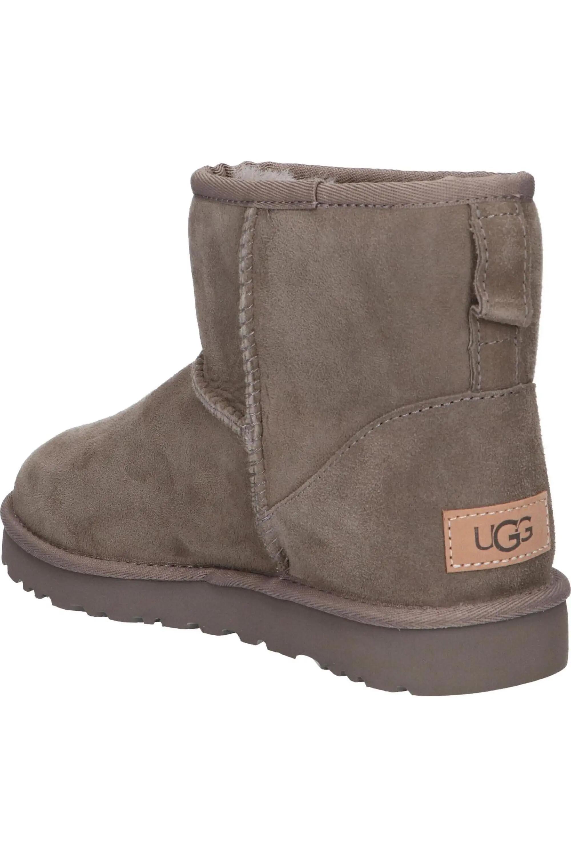 Bottes - femme - nubuck - classic mini ii - smoke plum 5/5