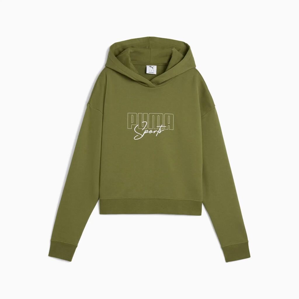 Дамски суитшърт Puma ELEVATED GRAPHIC CROPPED TR