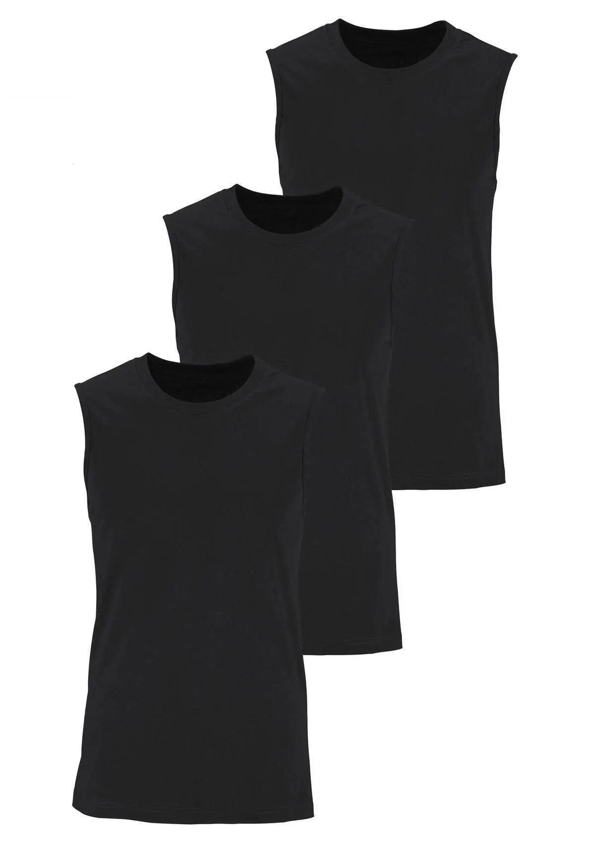 Herren Muscleshirts (3 Stück), Baumwolle »Cotton made in Africa« 2/6