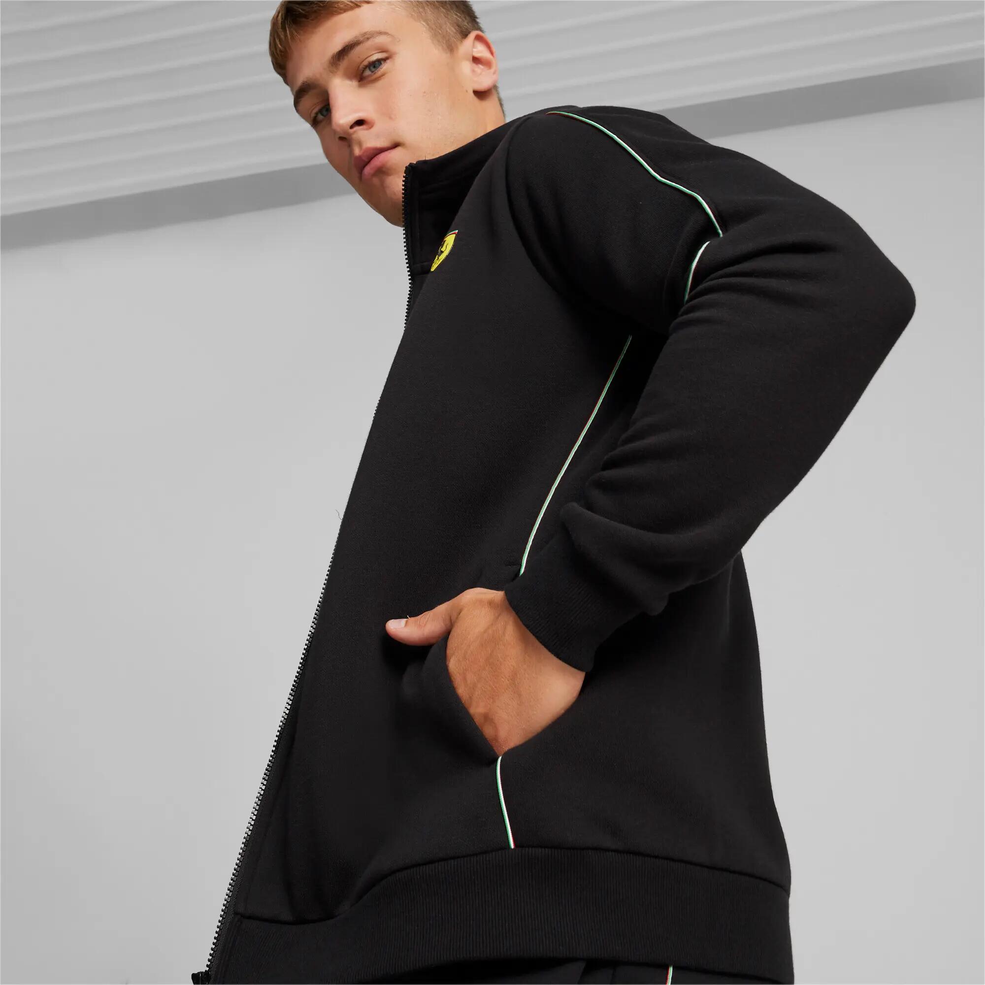Felpa con cappuccio da uomo Puma FERRARI RACE nera, taglia S 7/8