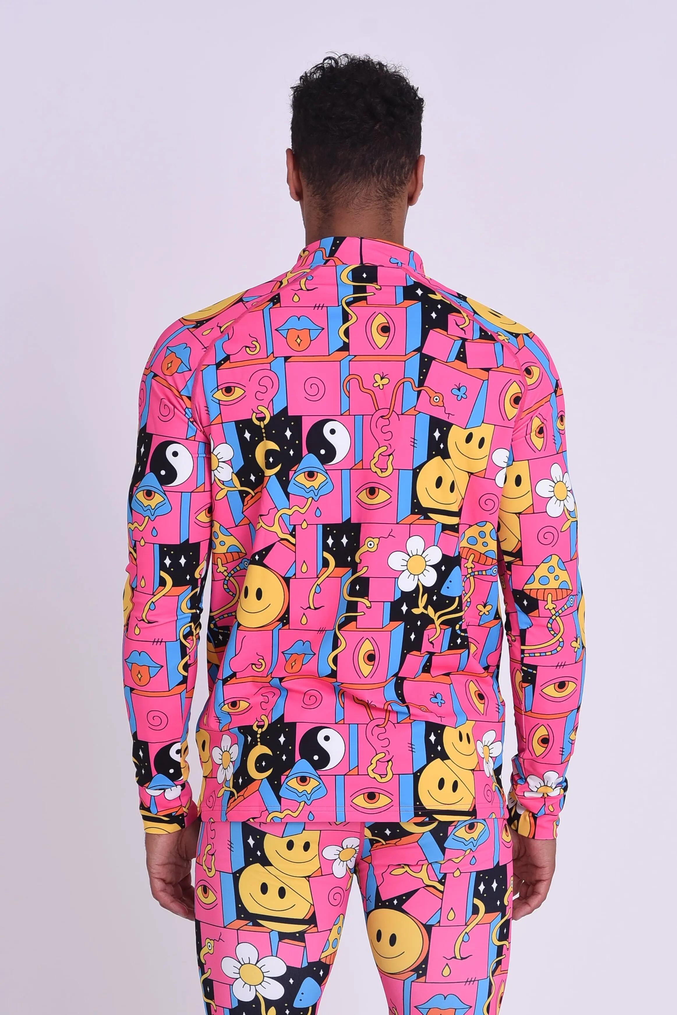 Trippy Hippy Herren Funktionsshirt 2/5