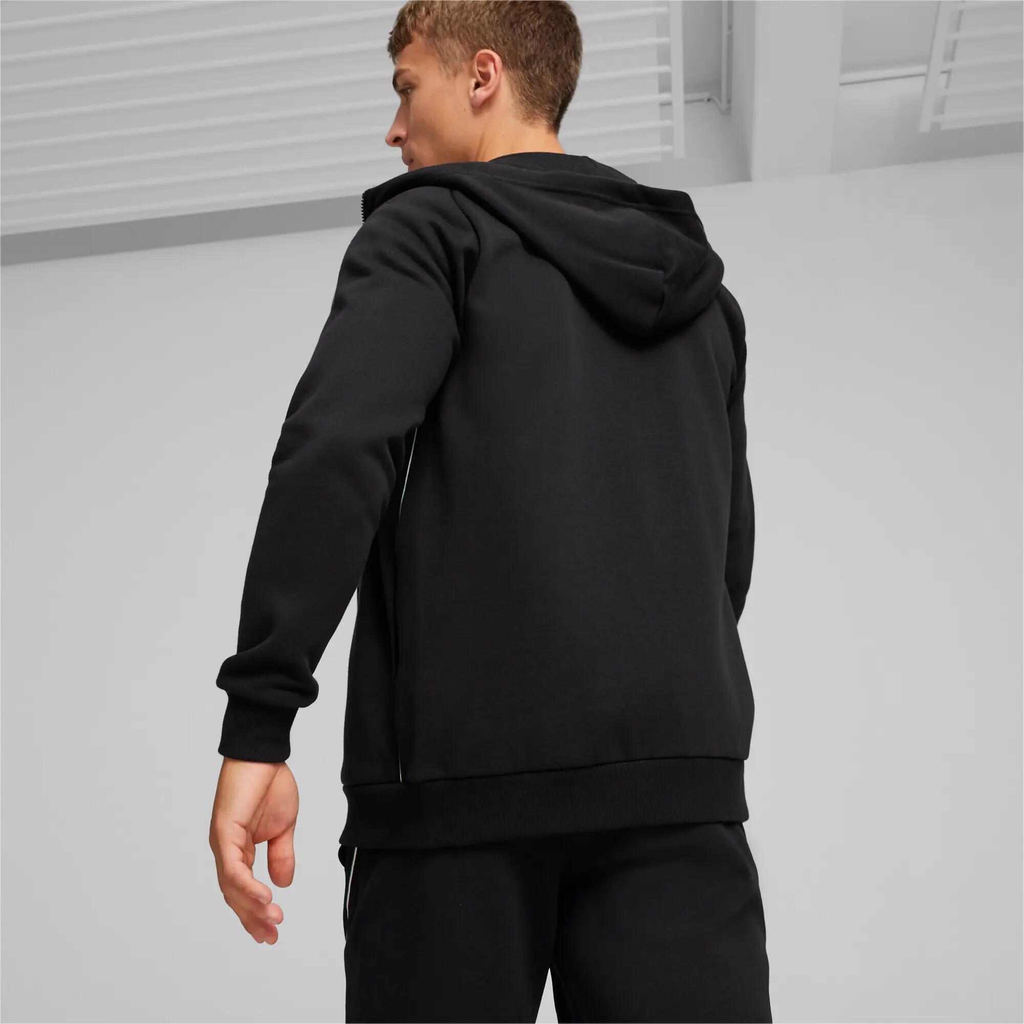 Felpa con cappuccio da uomo Puma FERRARI RACE nera, taglia S 5/8