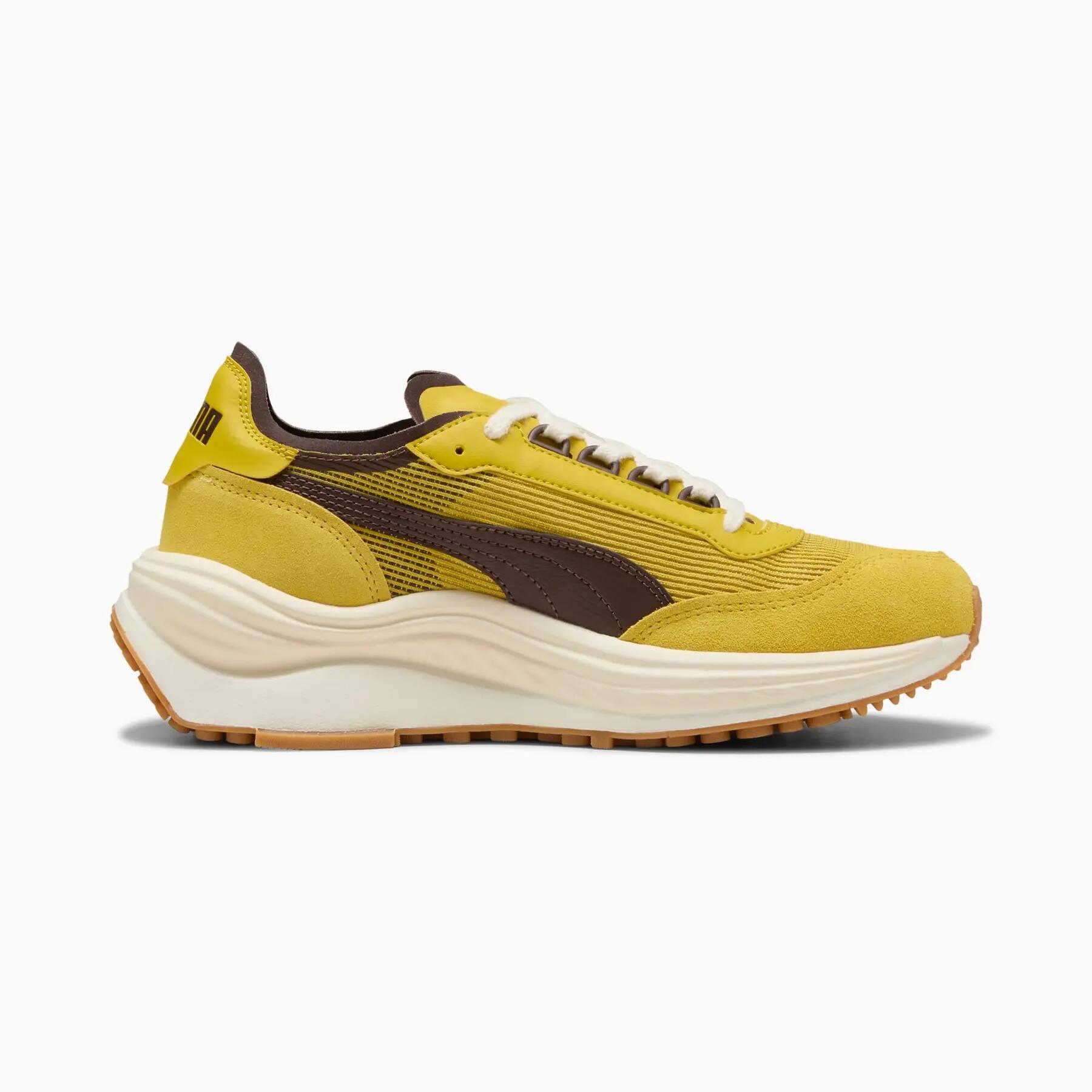 Tênis esportivo masculino Puma RIDER ELITE amarelo 40292212 tamanho 41 4/7
