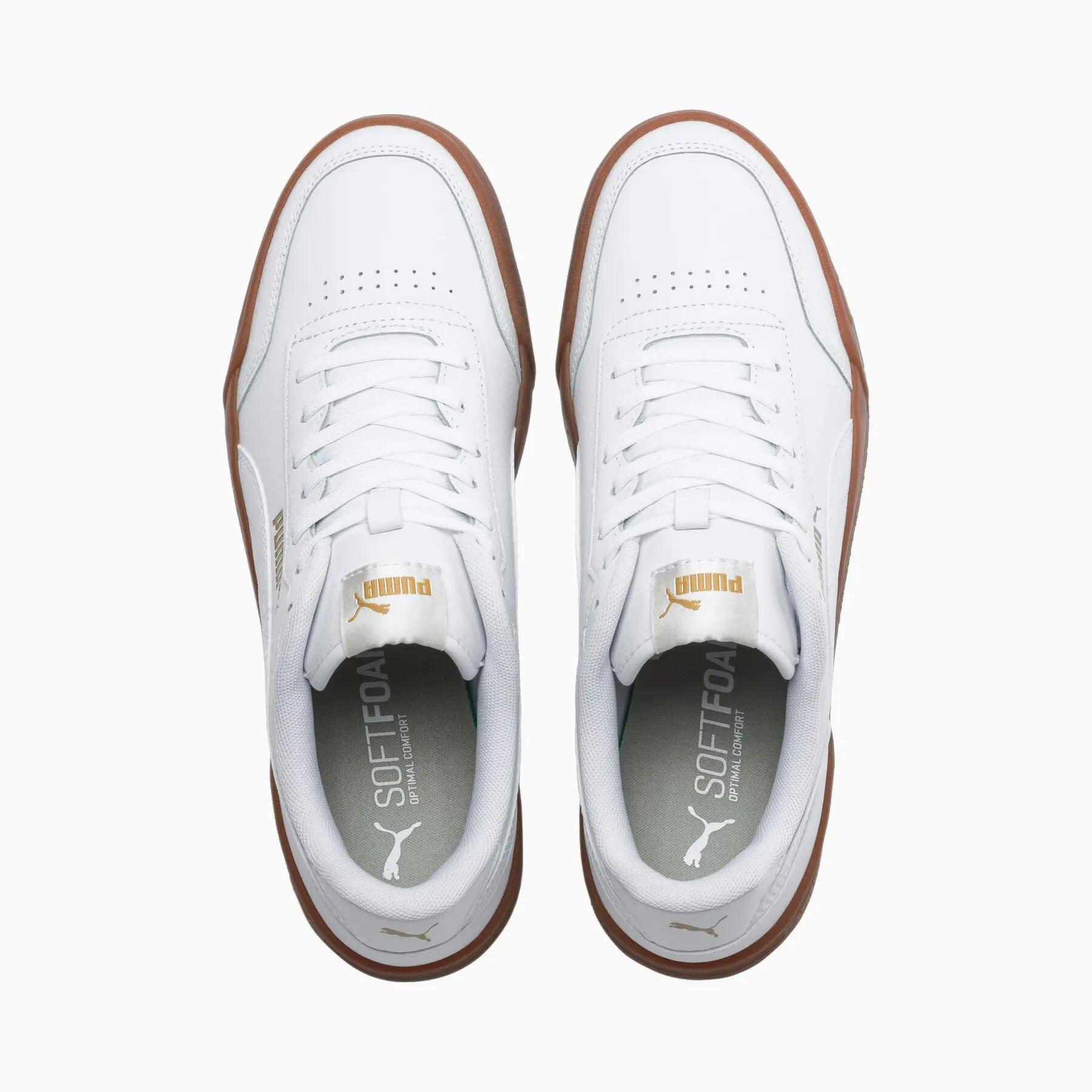 Tênis esportivo masculino Puma CARACAL branco 36986306 tamanho 41 5/7