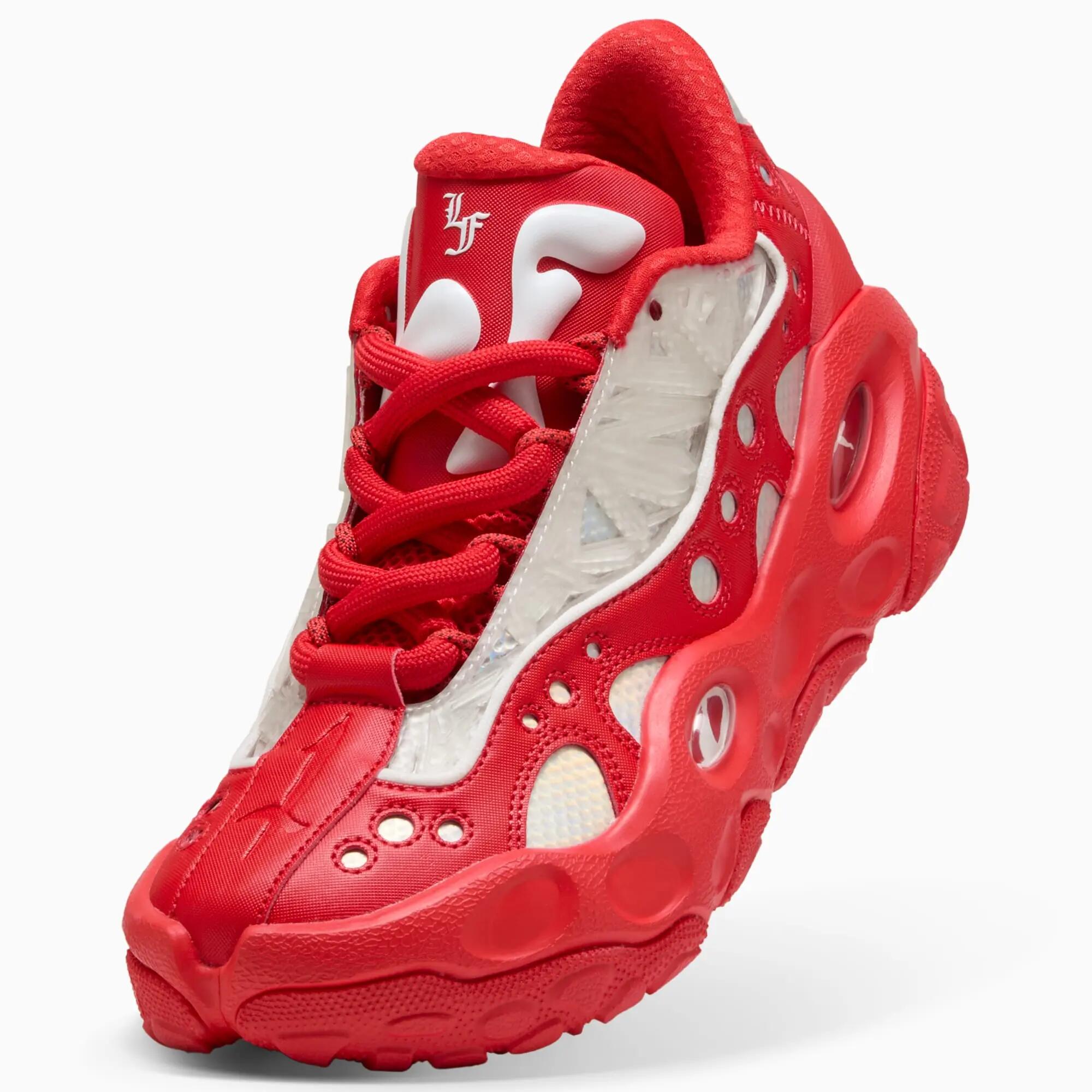 Tênis de basquete masculino Puma LA FRANCE RNR 31271502 tamanho 40 5/8