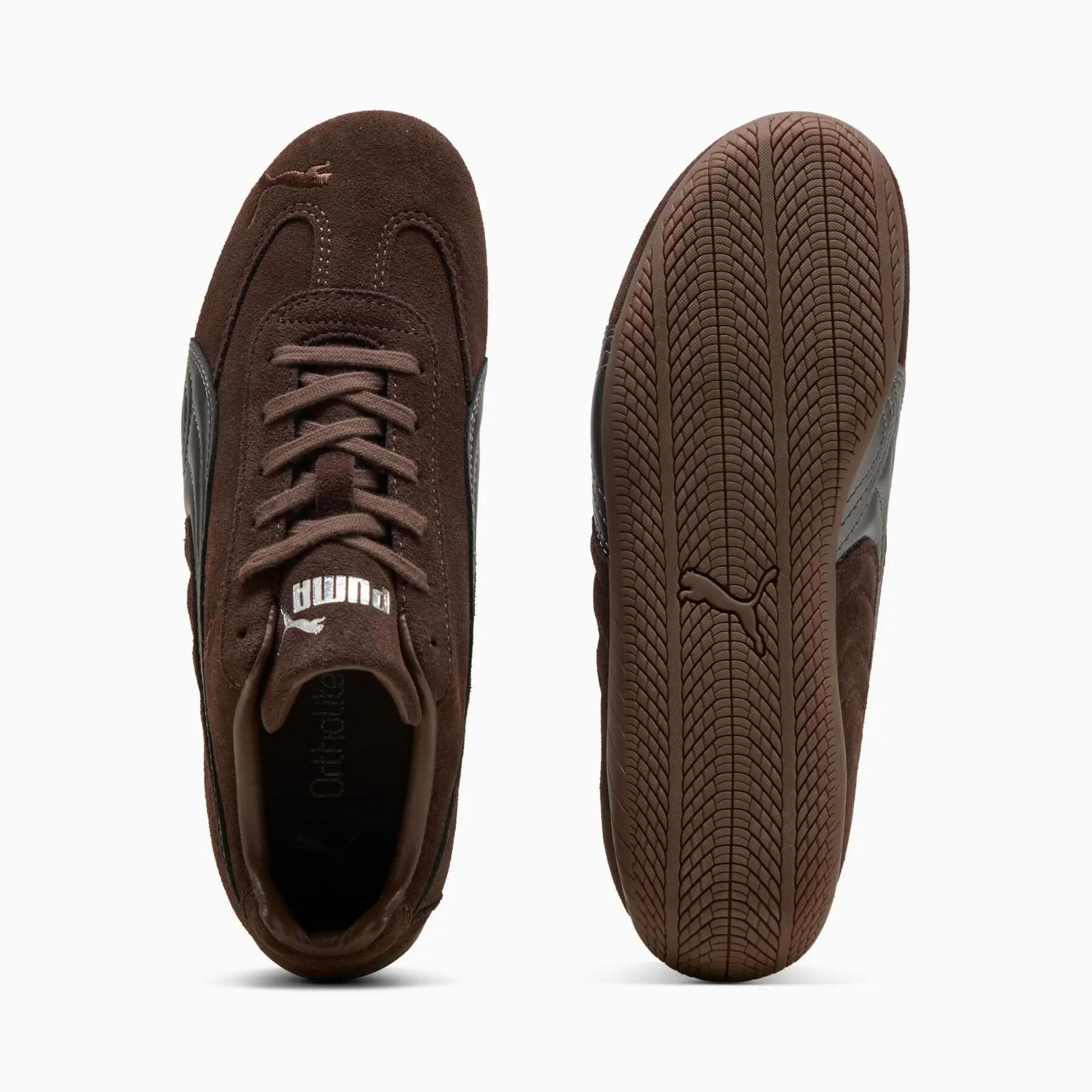 Tênis esportivo masculino Puma SPEEDCAT LUX marrom 40819801 tamanho 44 3/7