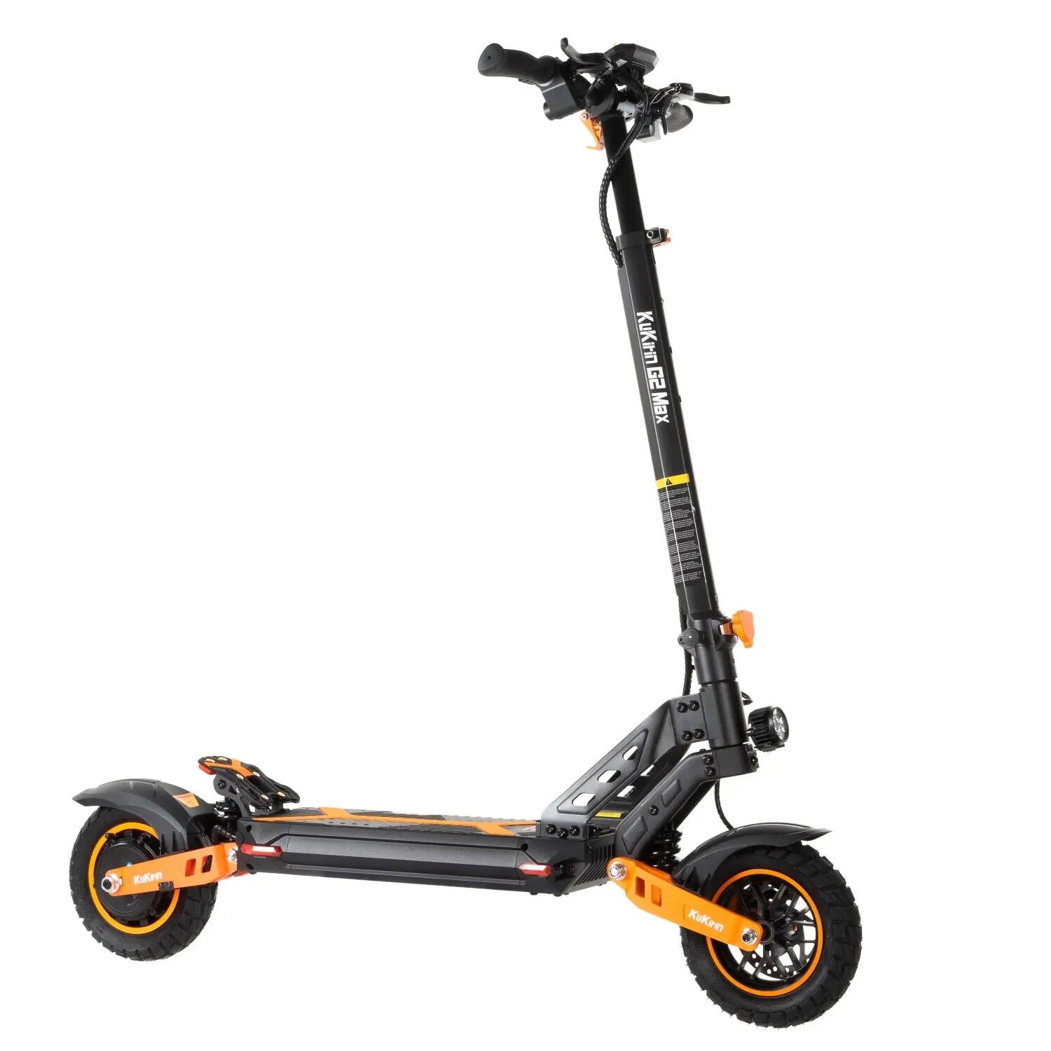 Patinete Elétrico KuKirin G2 MAX 1000W 48V20.8Ah Freios Duplos - Preto 2/5