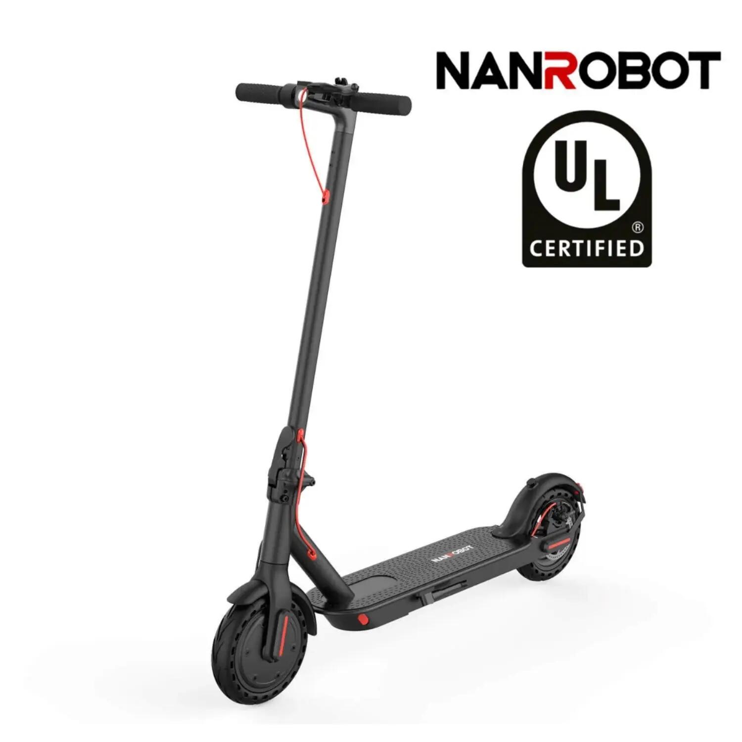 Trotinete elétrica NANROBOT H1 350W 36V5,2Ah 15km 25km/h Cor Preto 3/5