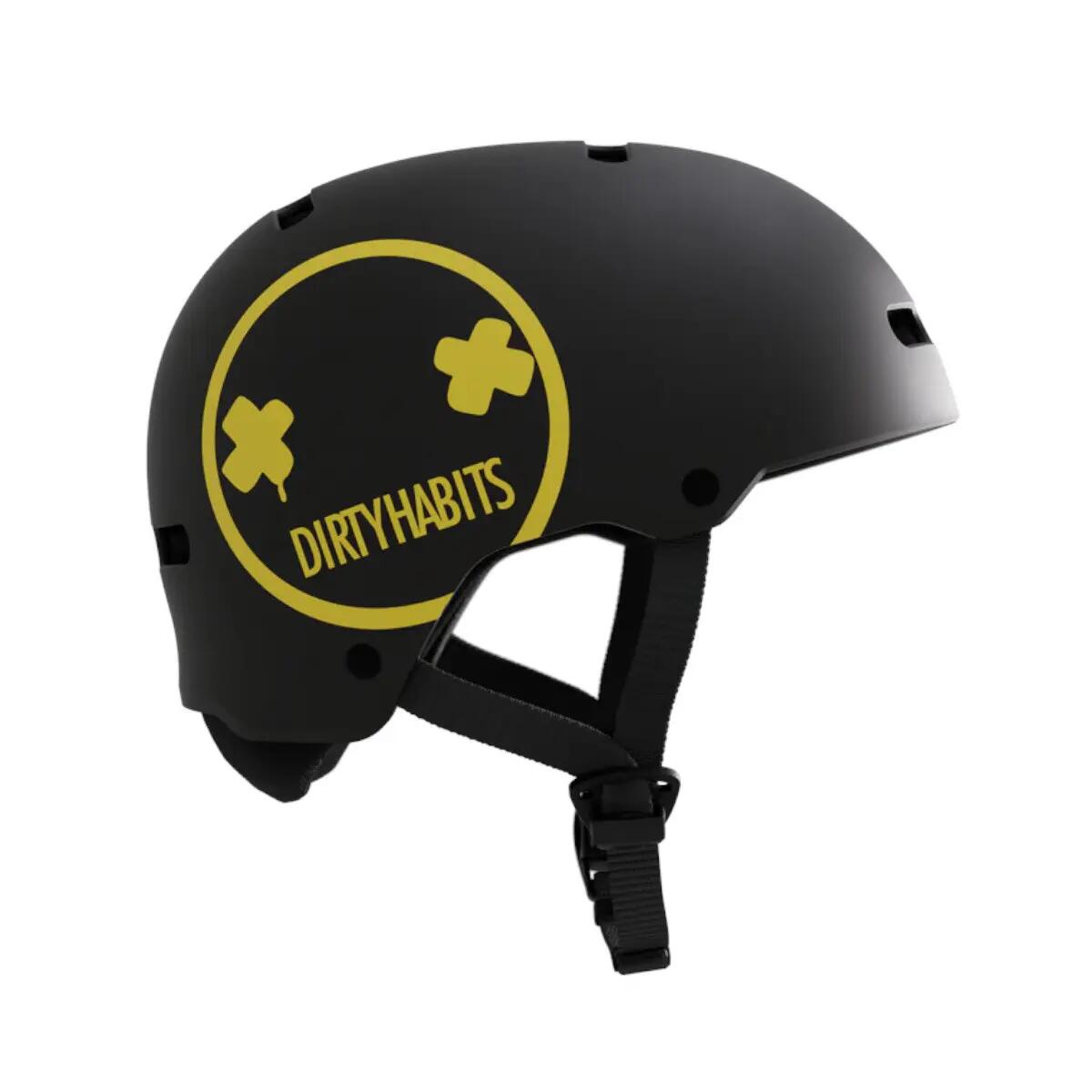 Kask Mystic Vandal Pro Dirty Habits Black Yellow 2026 6/6