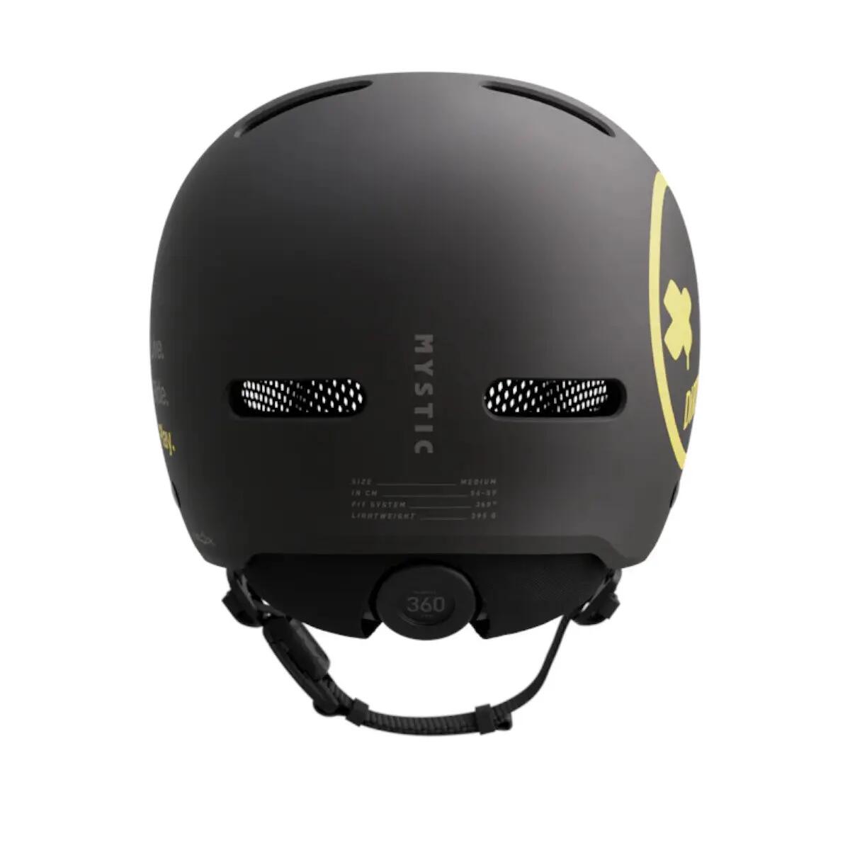 Kask Mystic Vandal Pro Dirty Habits Black Yellow 2026 5/6