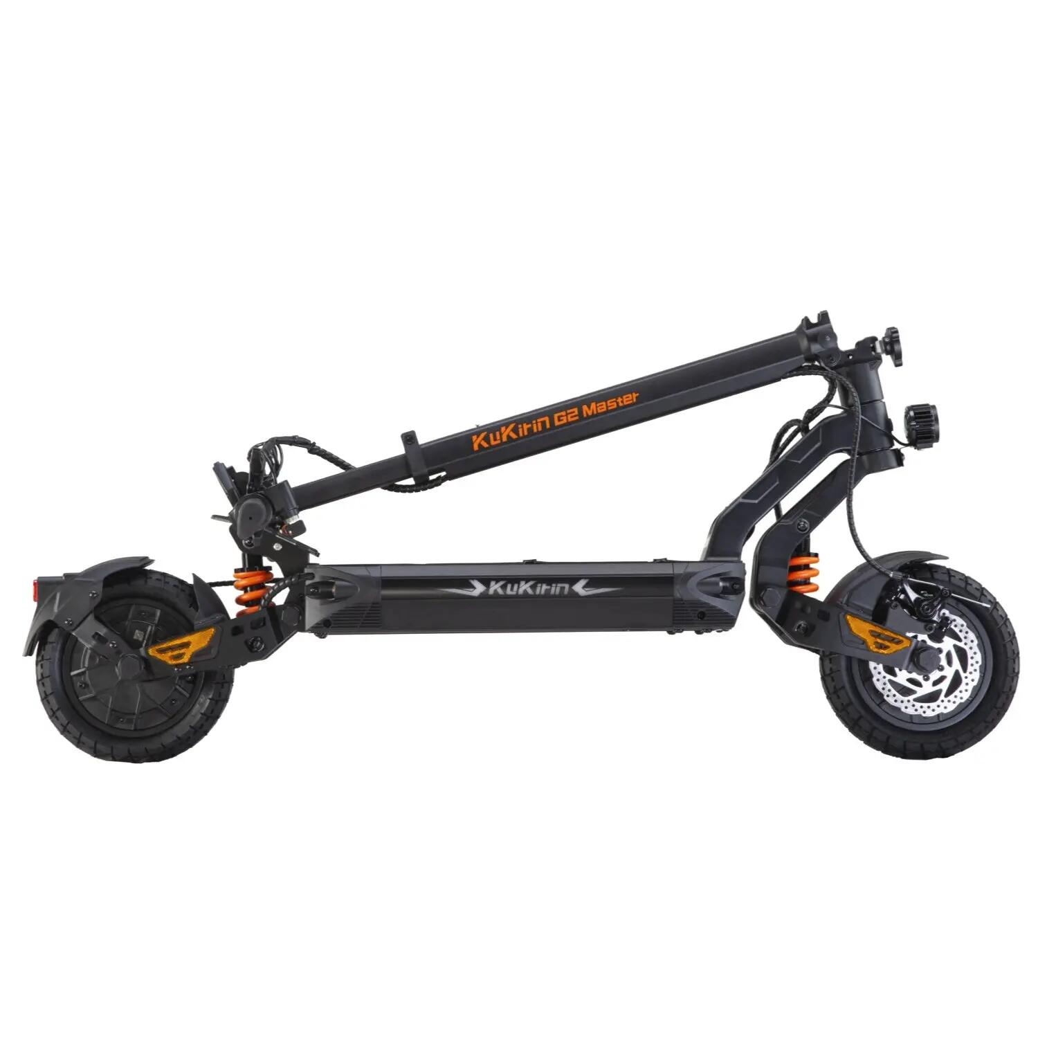 Trotinete Elétrica KuKirin G2 Master 2025 1000W*2 52V20.8Ah 10" Preta 4/5