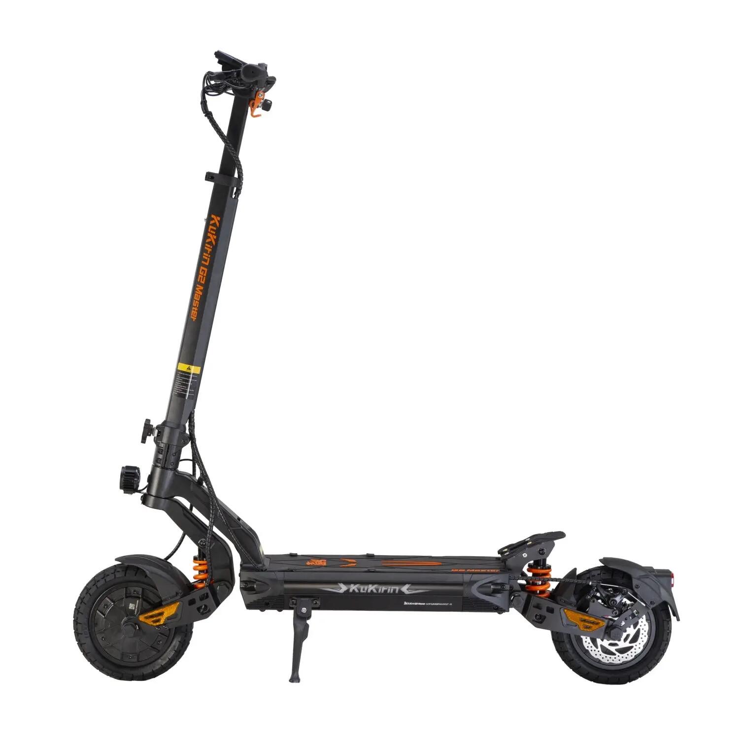 Trotinete Elétrica KuKirin G2 Master 2025 1000W*2 52V20.8Ah 10" Preta 3/5