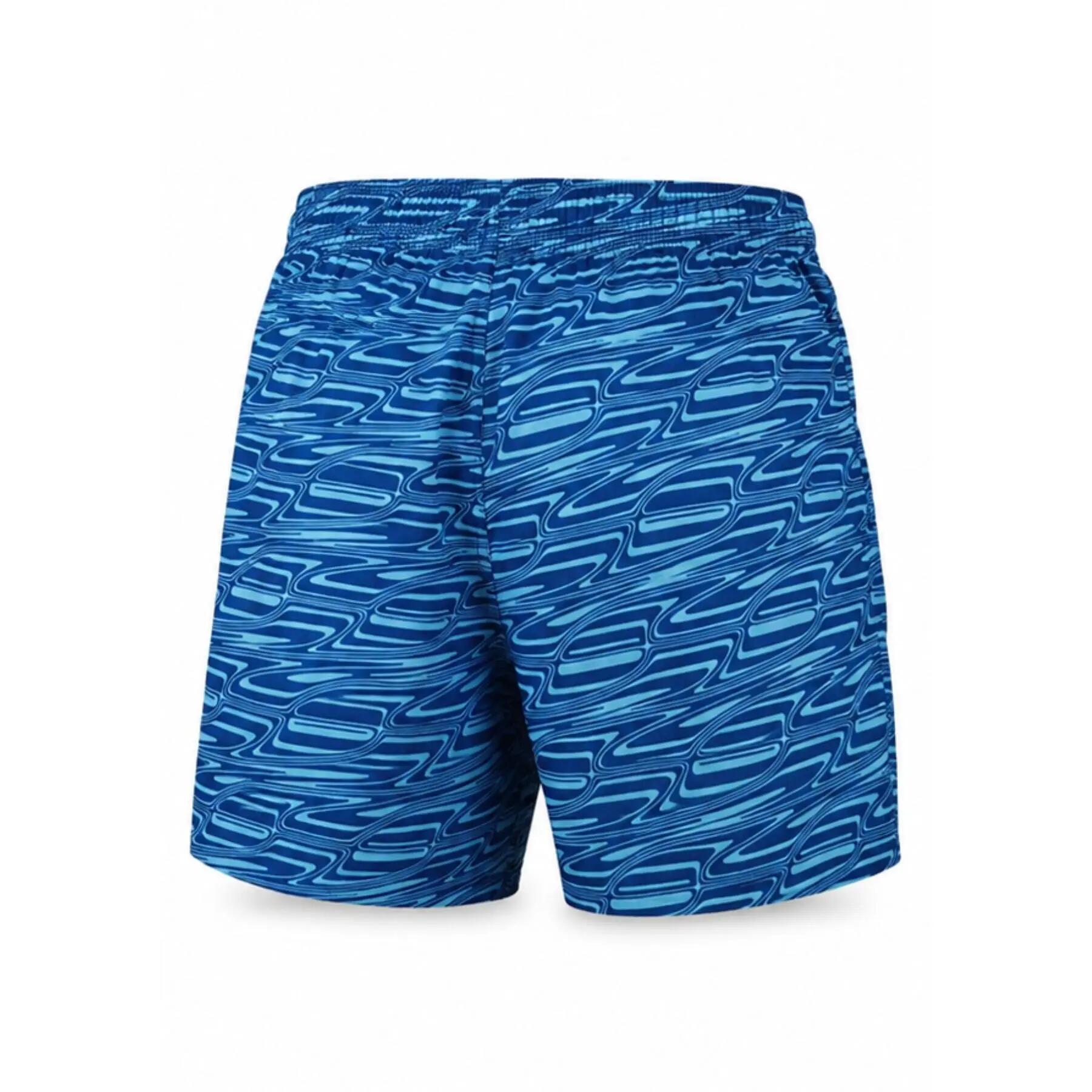 Costume da bagno da uomo Puma SWIM PRINTED MID blu 94776901 r XS 2/2
