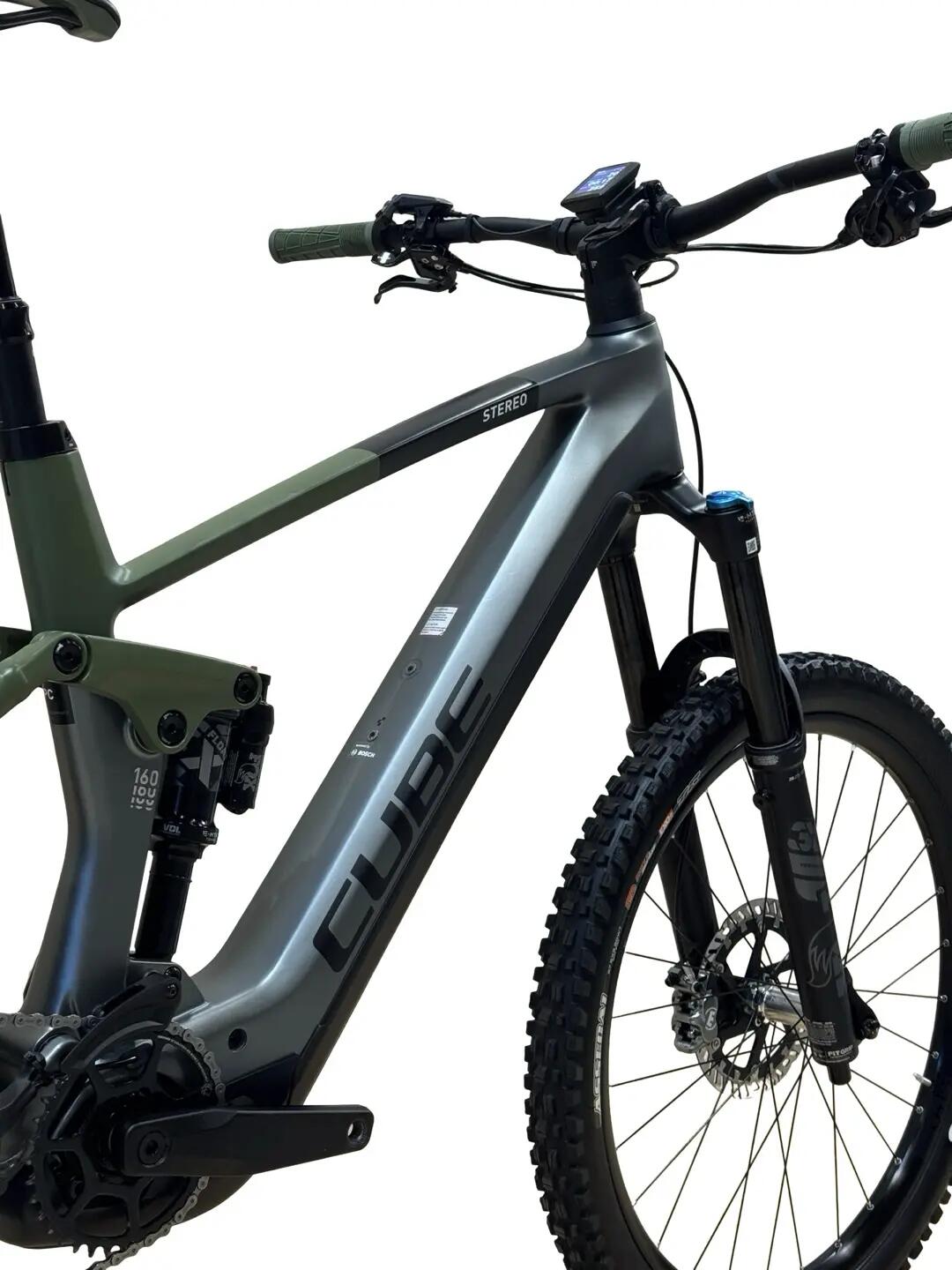 Segunda Vida -Bicicleta E-montaña Cube Stereo Hybrid 160 HPC TM 750-Como nuevo 10/13