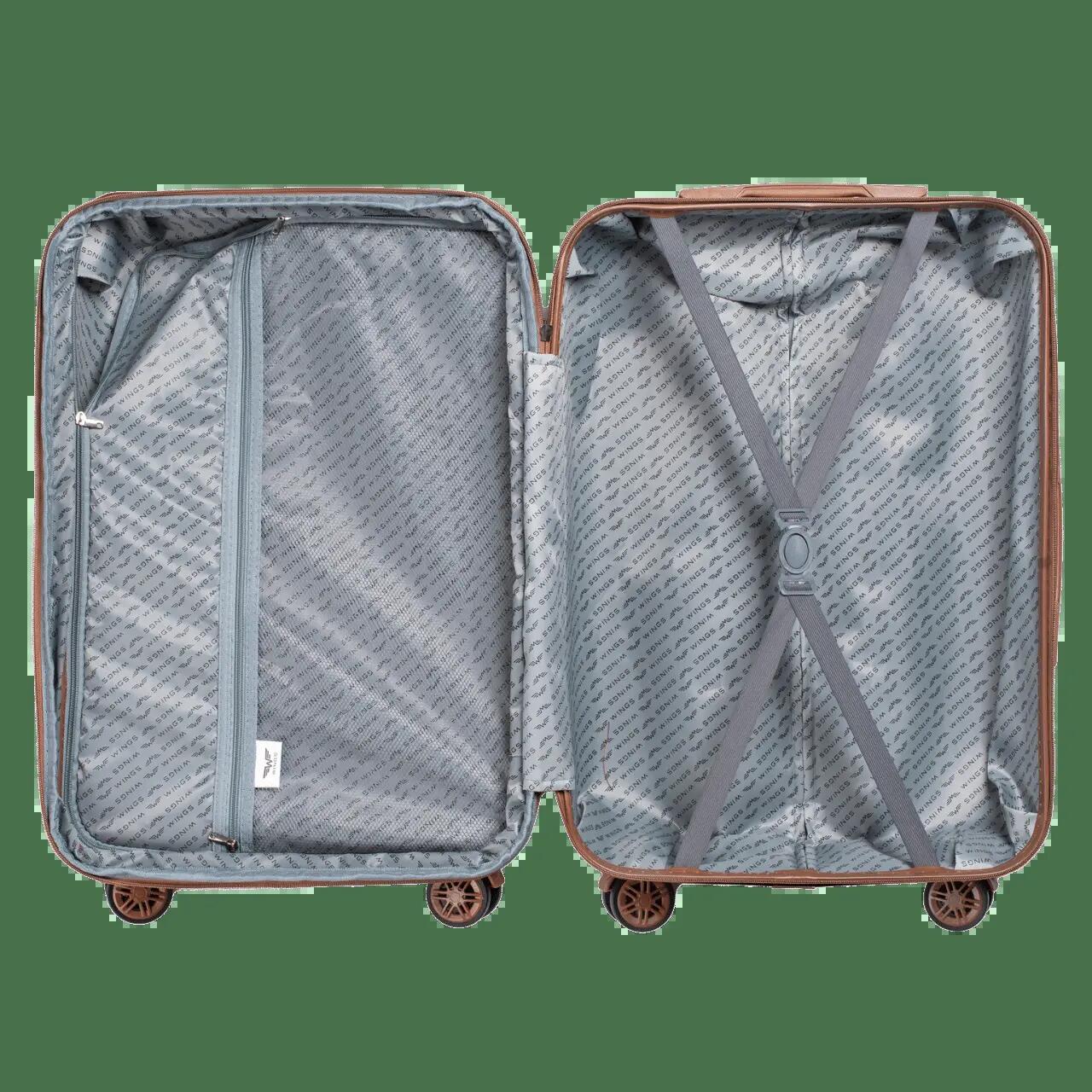 Valise moyenne Wings Swallow 3.0 BLEU 24" 8/8
