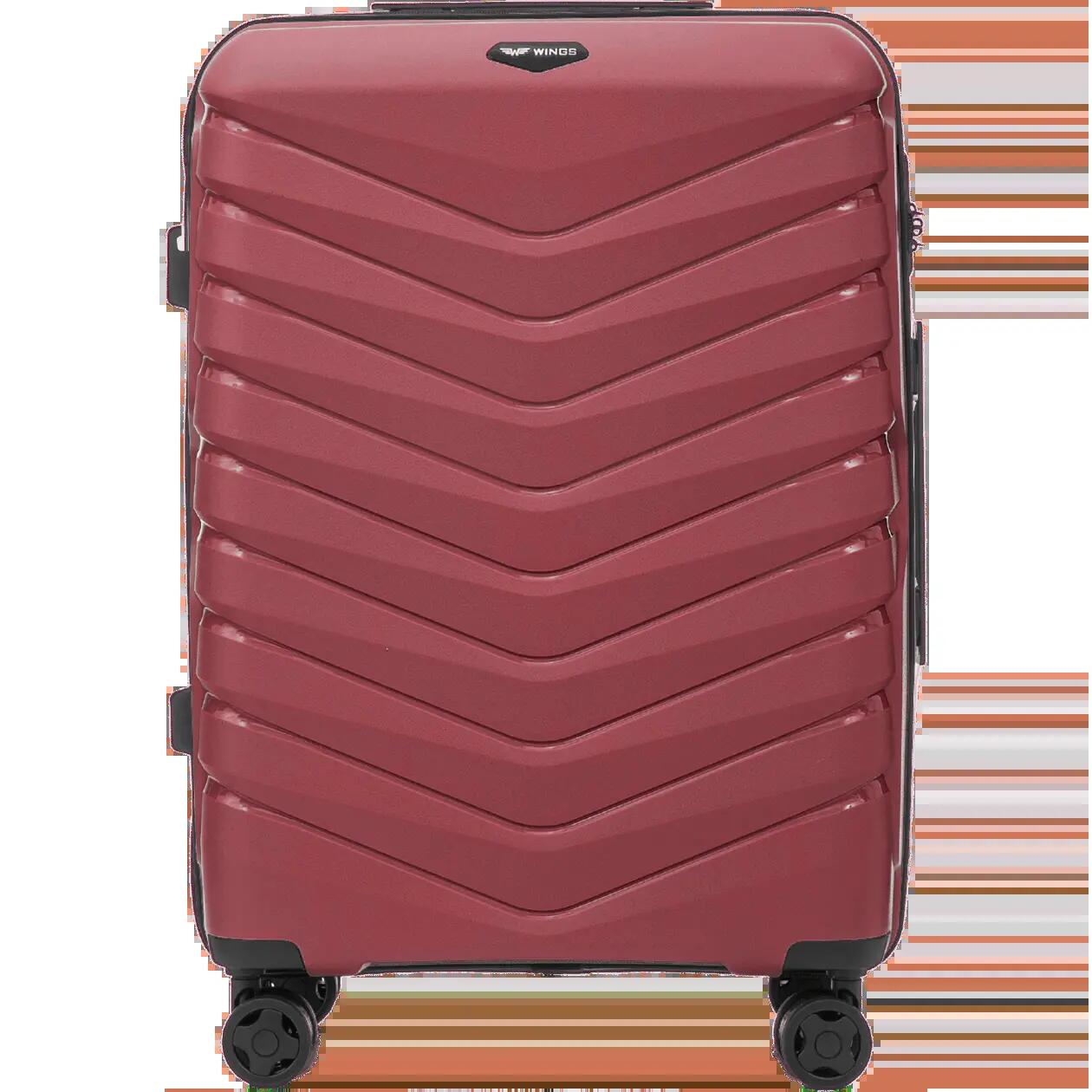 Valise moyenne Wings PHOENIX 2.0 polypropylène 24" ROUGE VIN 2/10