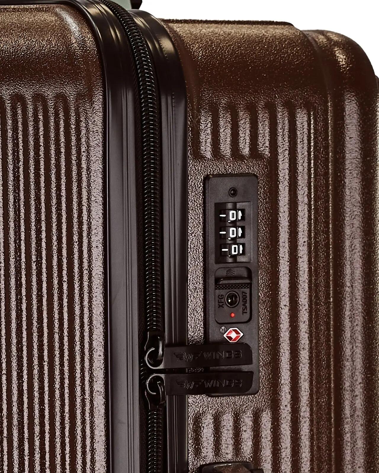 Valise moyenne Wings PC African Eagle 2.0 24" Chocolat Marron 5/9