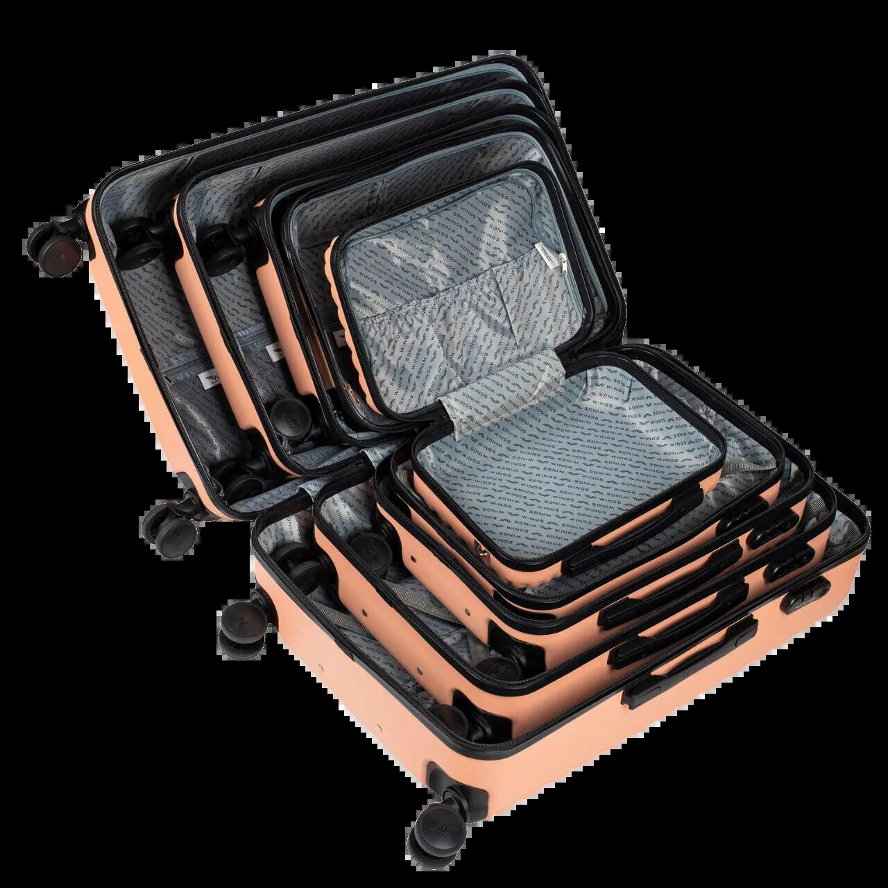 Valise cabine WINGS SWAN 20" Pêche 6/10