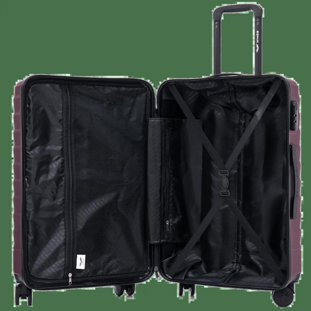 Valise cabine Wings PEAFOWL 20" bordeaux 4/10