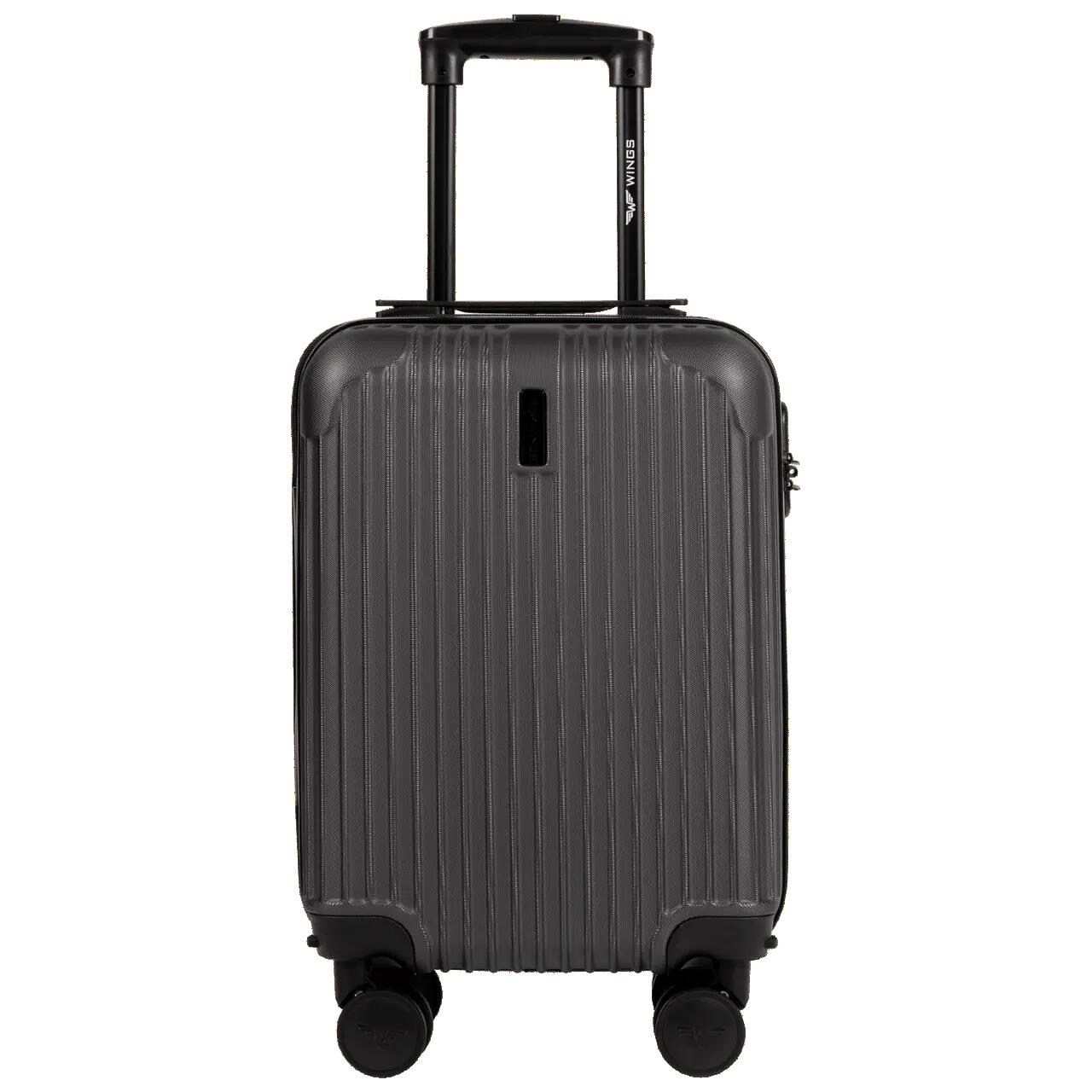 PETITE VALISE CABINE WINGS EGRET 18" GRIS FONCÉ 2/9