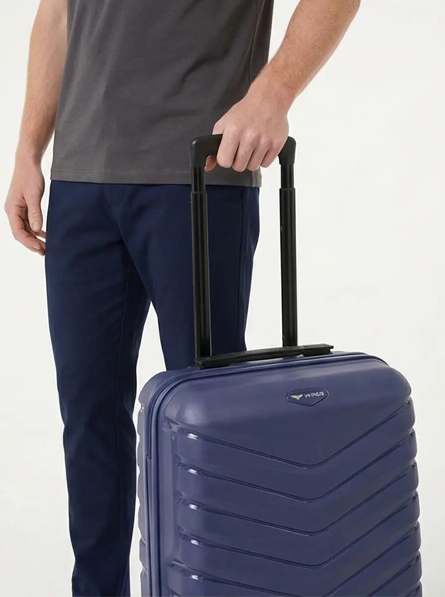 Valise cabine Wings PHOENIX en polypropylène 20" bleu marine 3/10