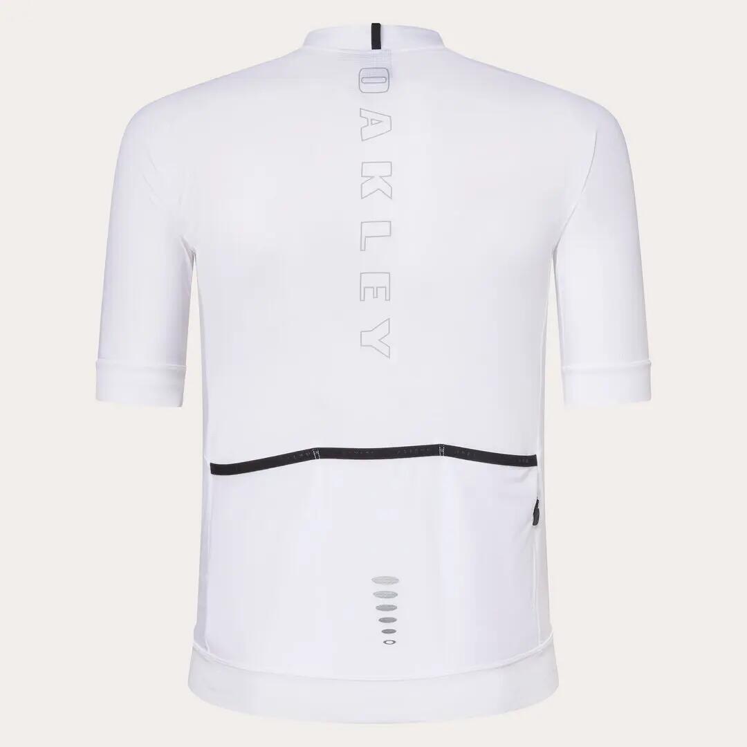 Maglia da ciclismo da uomo Oakley ENDURANCE MIX bianca FOA406782-100 r L 2/3