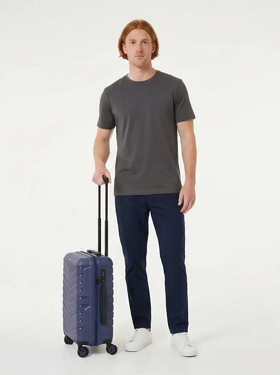 Valise cabine Wings PHOENIX en polypropylène 20" bleu marine 2/10