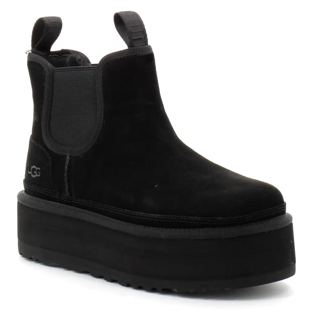 Shoes - Casual - Chelsea boot - Platform, Plain - Neumel - Black