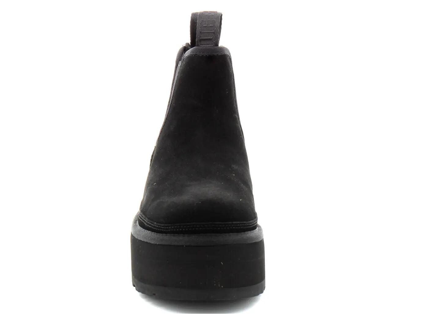 Shoes - Casual - Chelsea boot - Platform, Plain - Neumel - Black 2/4