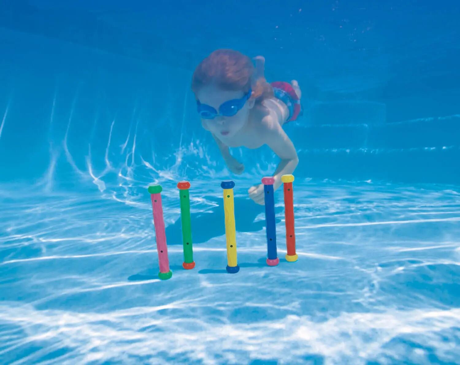 Juego de bastones subacuáticos para aprender a bucear INTEX 55504 2/2