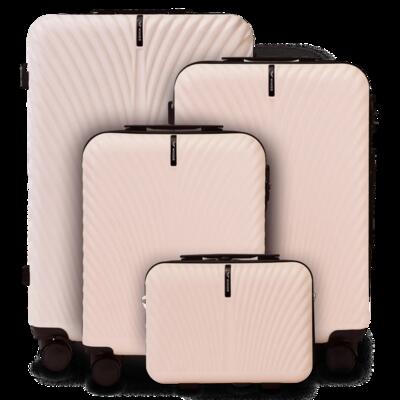 Set van 4 wings swan 2.0 koffers roze