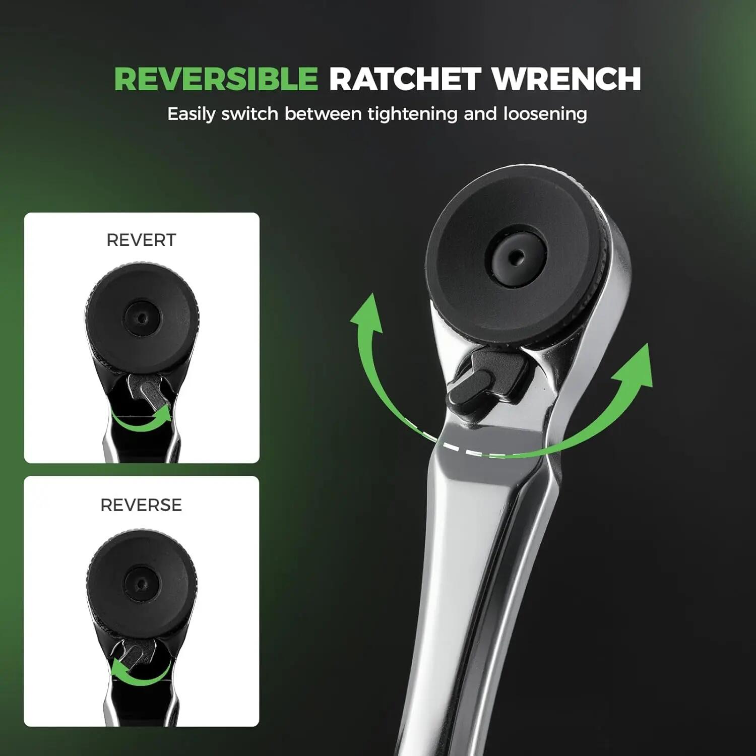 Mini-Ratschen-Set mit 12 Bits – kompaktes Fahrrad-Multitool für MTB & Rennrad 5/8