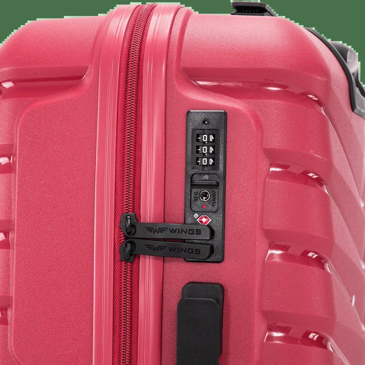 Valise cabine Wings PHOENIX en polypropylène 20" gris foncé 4/10