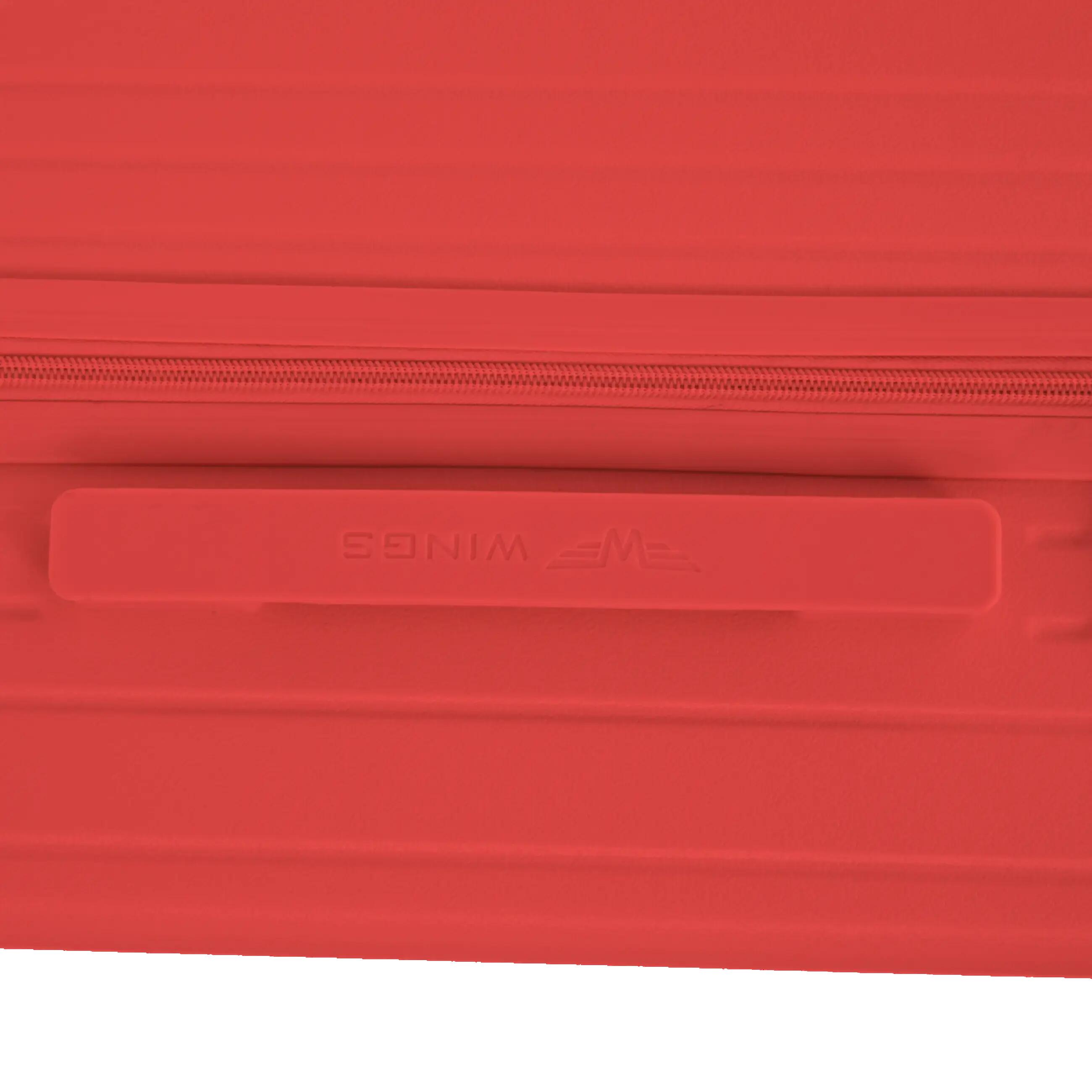 Valise cabine Wings BUNTING ABS+ 20" ROUGE 7/10