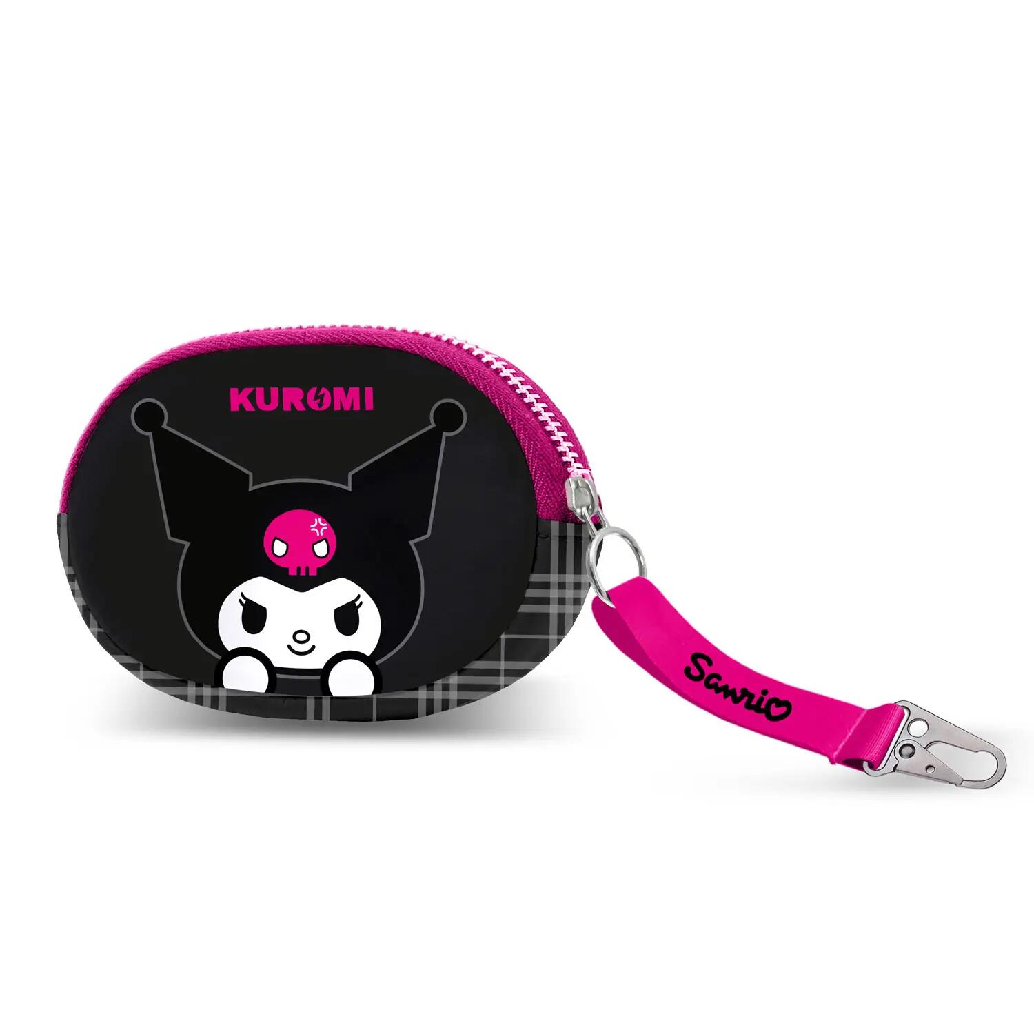 Hello Kitty Kuromi Skull Monedero Pill, Negro 2/2