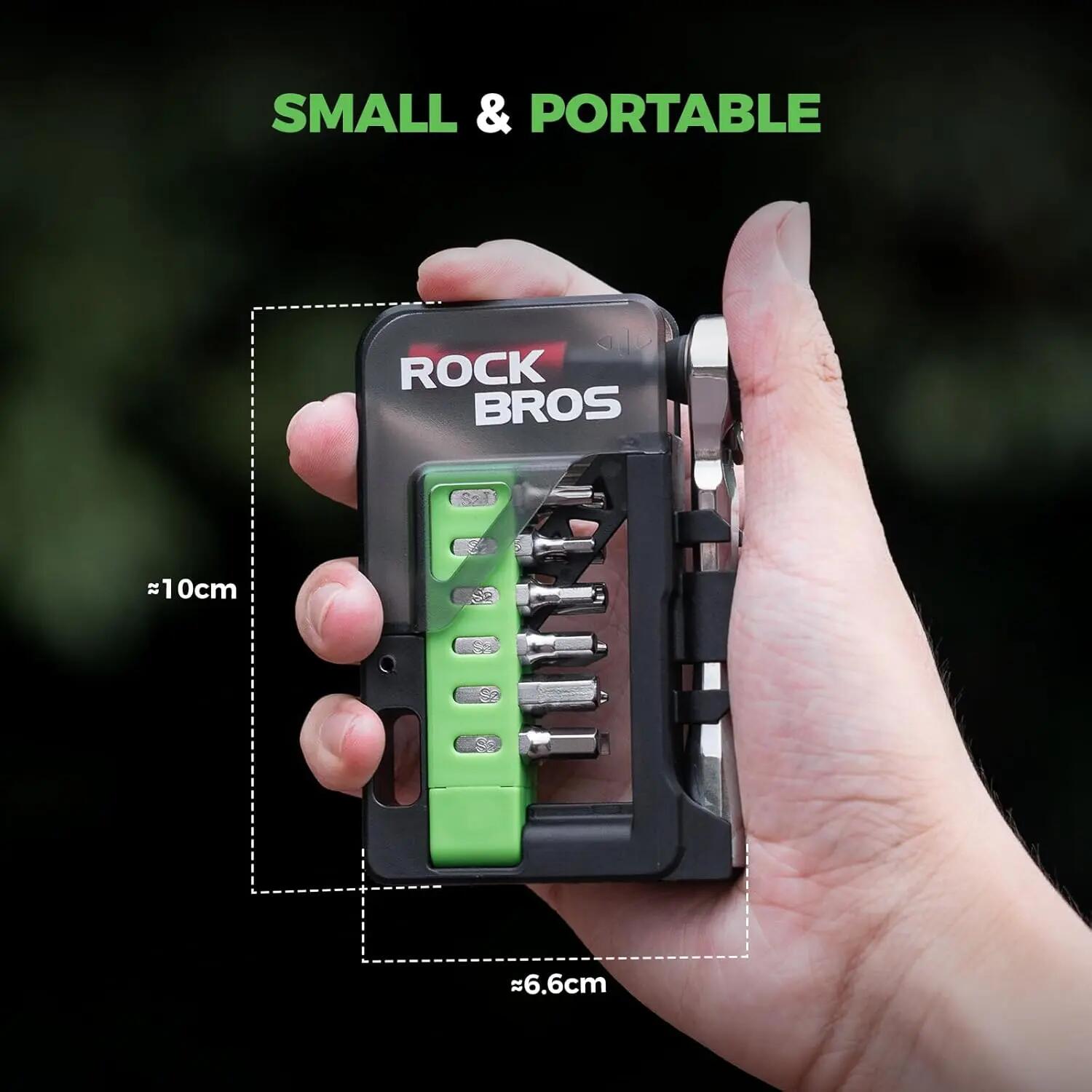Mini-Ratschen-Set mit 12 Bits – kompaktes Fahrrad-Multitool für MTB & Rennrad 4/8