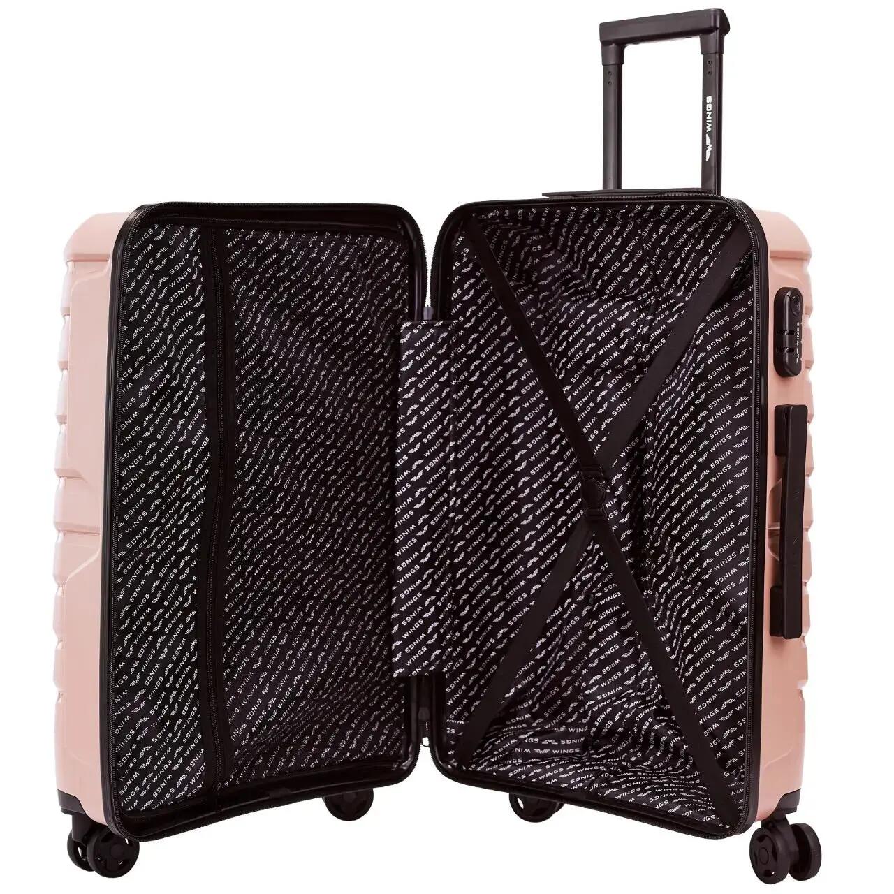 Valise moyenne Wings PHOENIX 2.0 polypropylène 24" OR ROSE 10/10