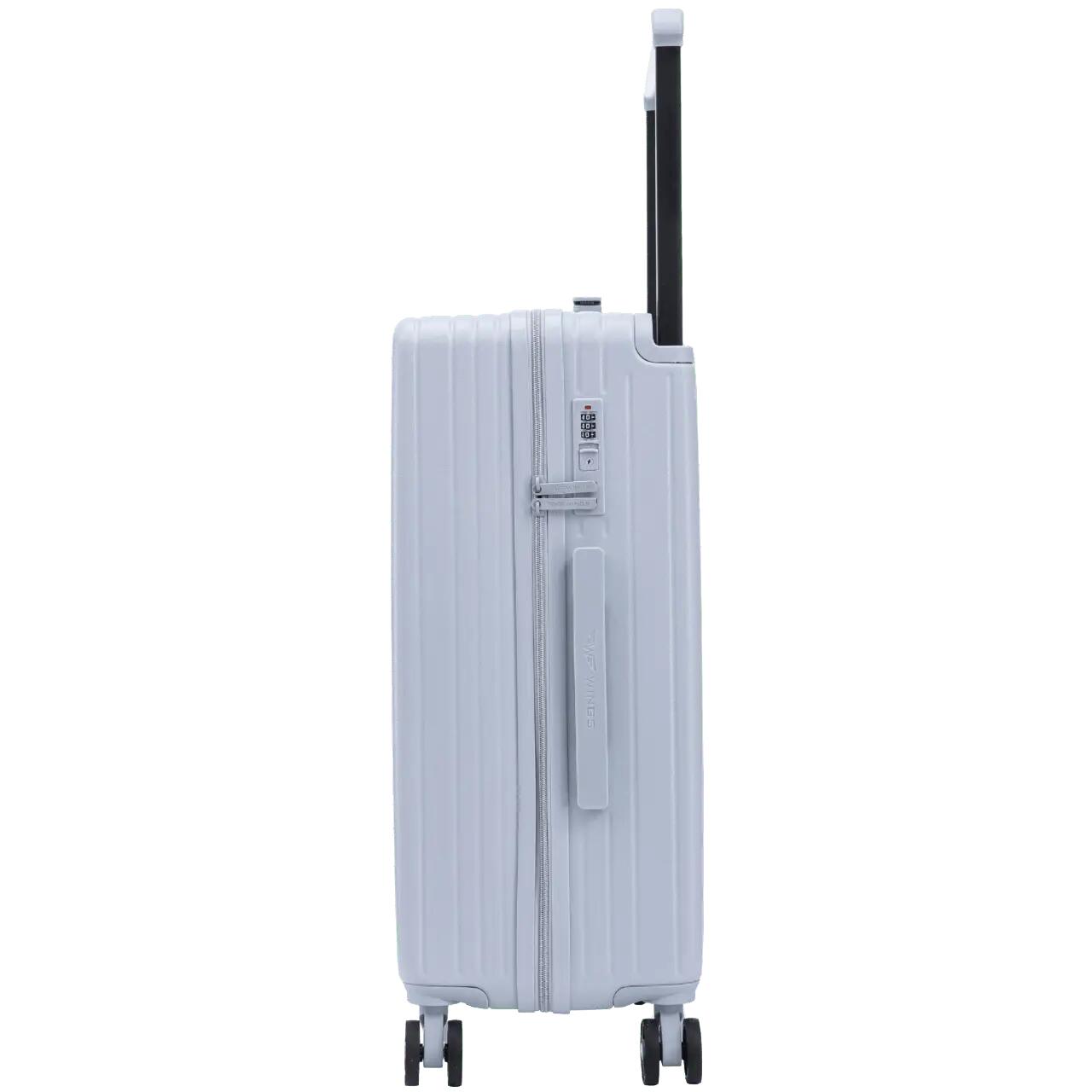 Valise cabine Wings ABS+ 20" Personnalisée BLEU PASTEL CHIEN 3/6