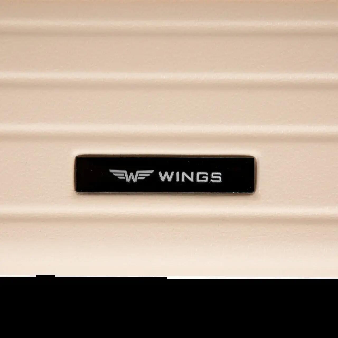 Set van 3 Wings ABS+ Customized DIRTY WHITE DOG-koffers 5/8