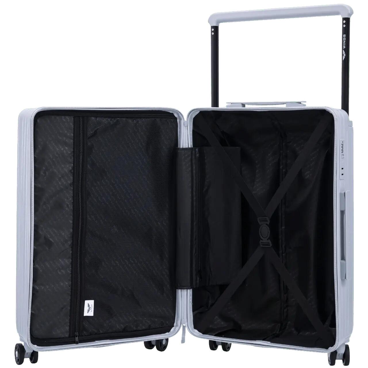 Valise cabine Wings ABS+ 20" Personnalisée BLEU PASTEL CHIEN 2/6