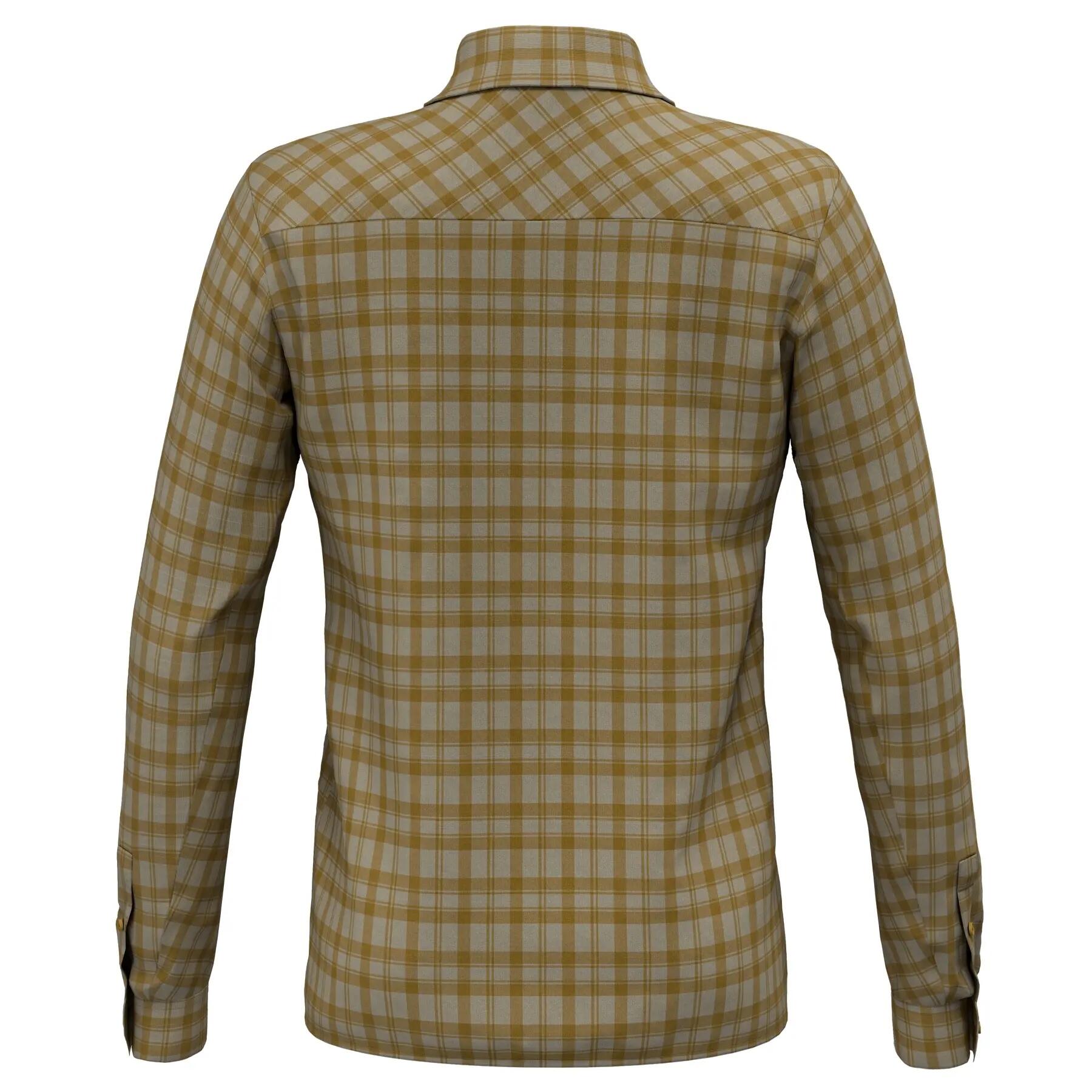 Camisa masculina Salewa FENES FLANNEL 5 bege tamanho XL 2/3