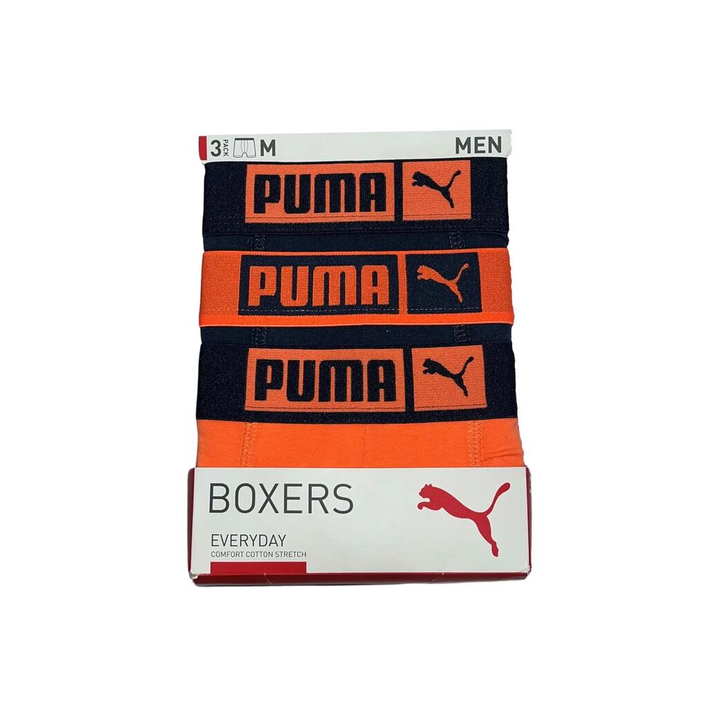 Мъжки боксерки Puma BASIC PLACED LOGO 3-PACK
