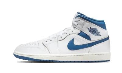 Schoenen - basketbal - air jordan 1 mid - industrial blue