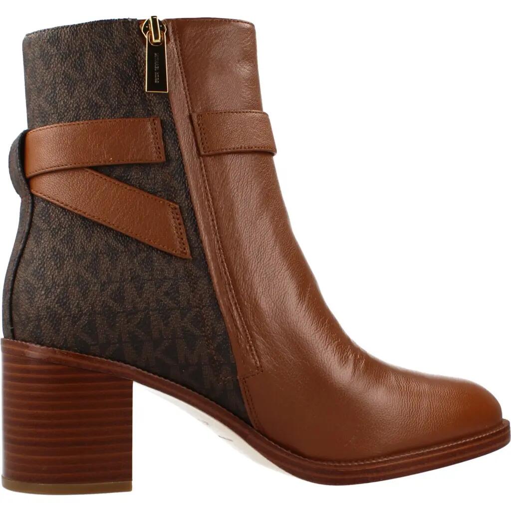 MICHAEL KORS 40T6RCME6L RACHEL HEELED BOOTIE Brązowy 4/5