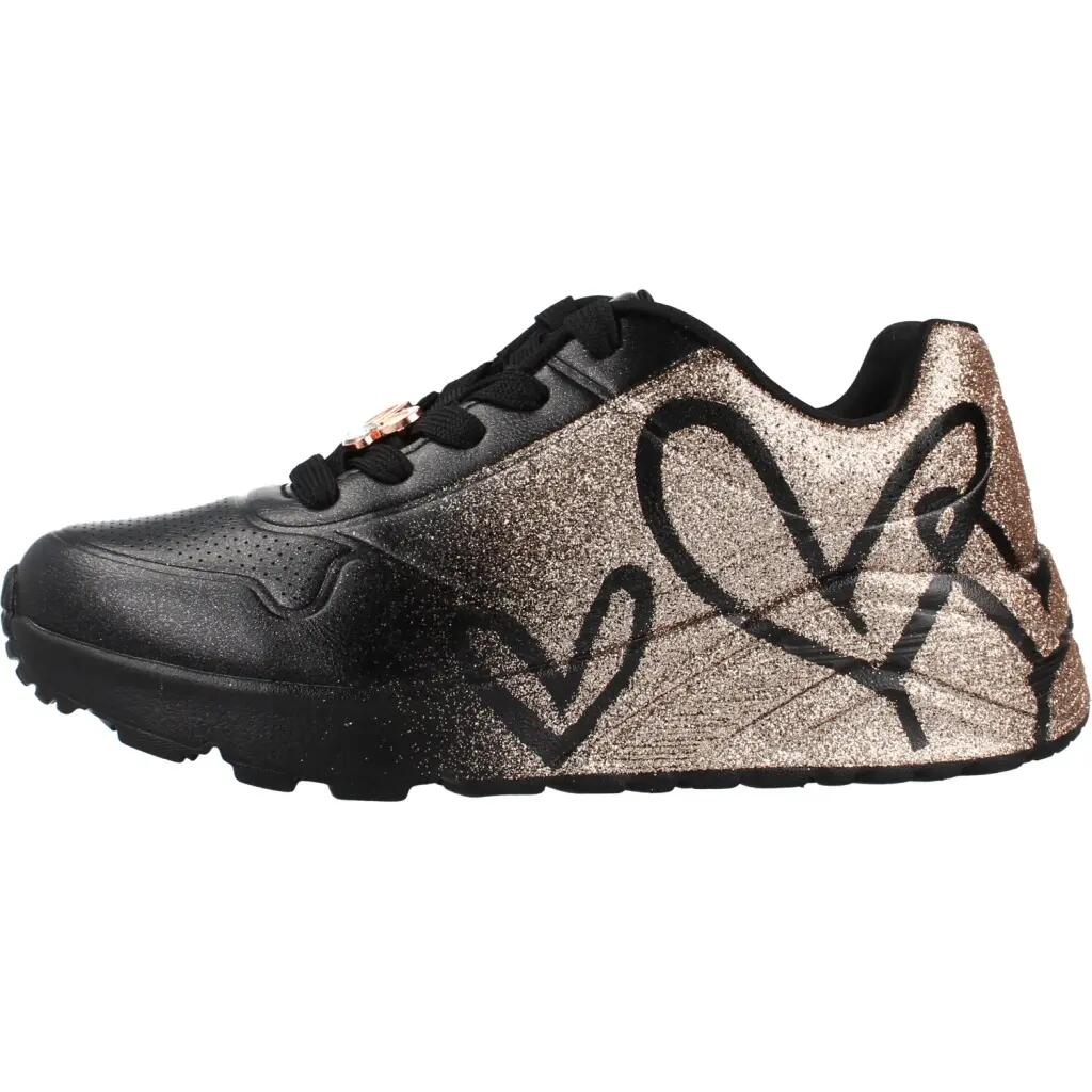 Buty SKECHERS UNO LITE - HEARTDUST FOREVER Czarny 2/5