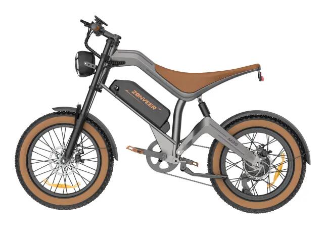 Bicicleta Eléctrica DYU M20, Batería Extraíble 48V 18.2Ah, Neumáticos 20*4.0PL 6/7
