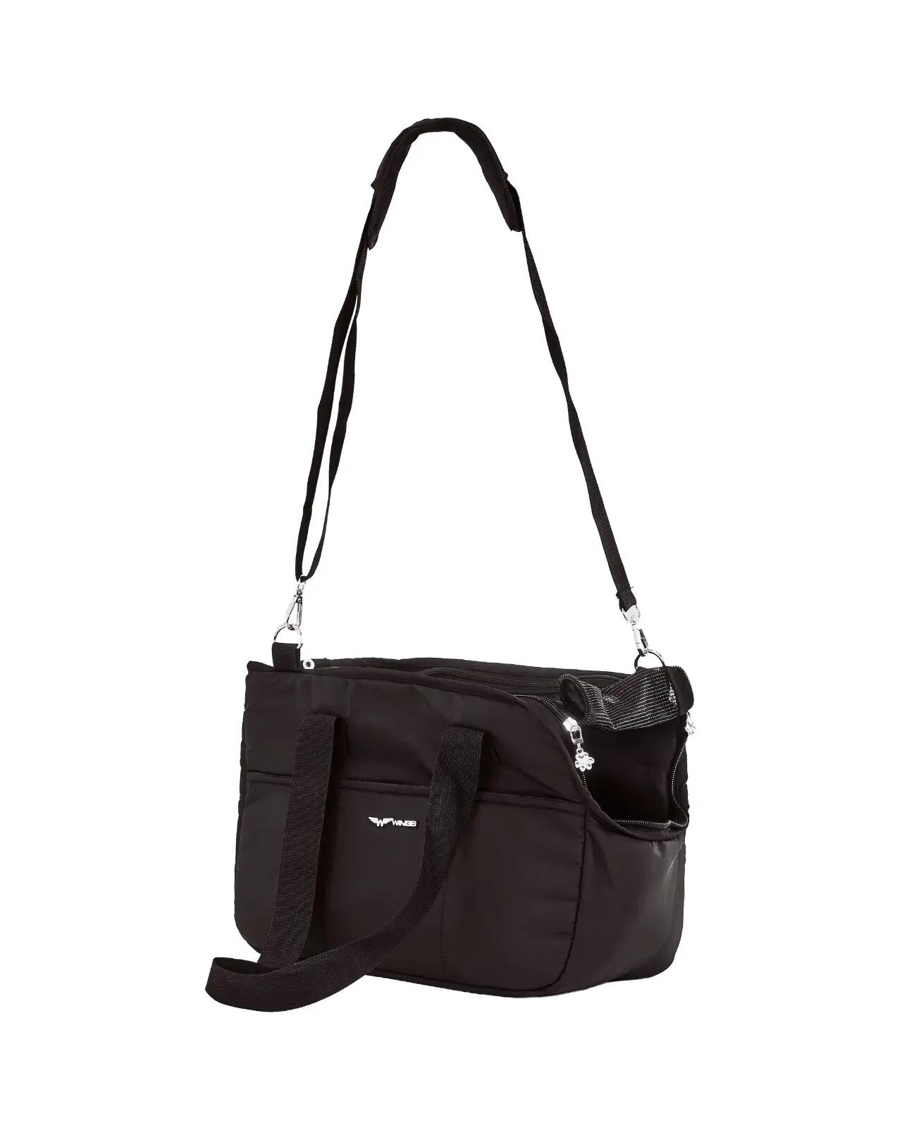Transporteur pour animaux WINGS avec poignée pour valise NOIR 6/9