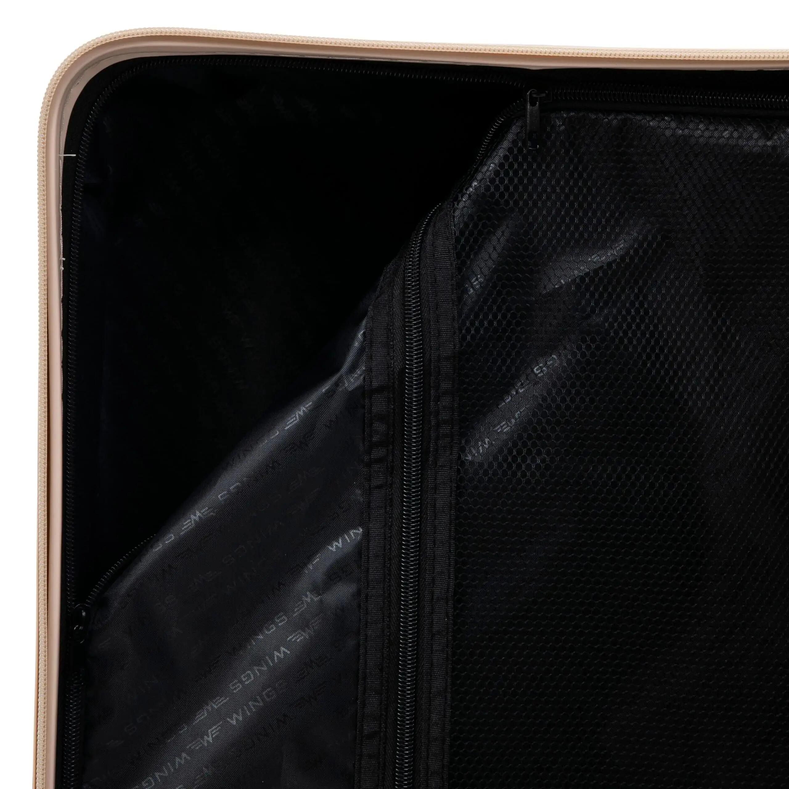 Valise cabine Wings ABS+ 20" personnalisée BLANC SALE CIAO 7/8