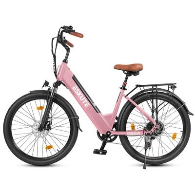 Elektrische fiets voor volwassenen eskute c100 plus batterij 36v 13ah